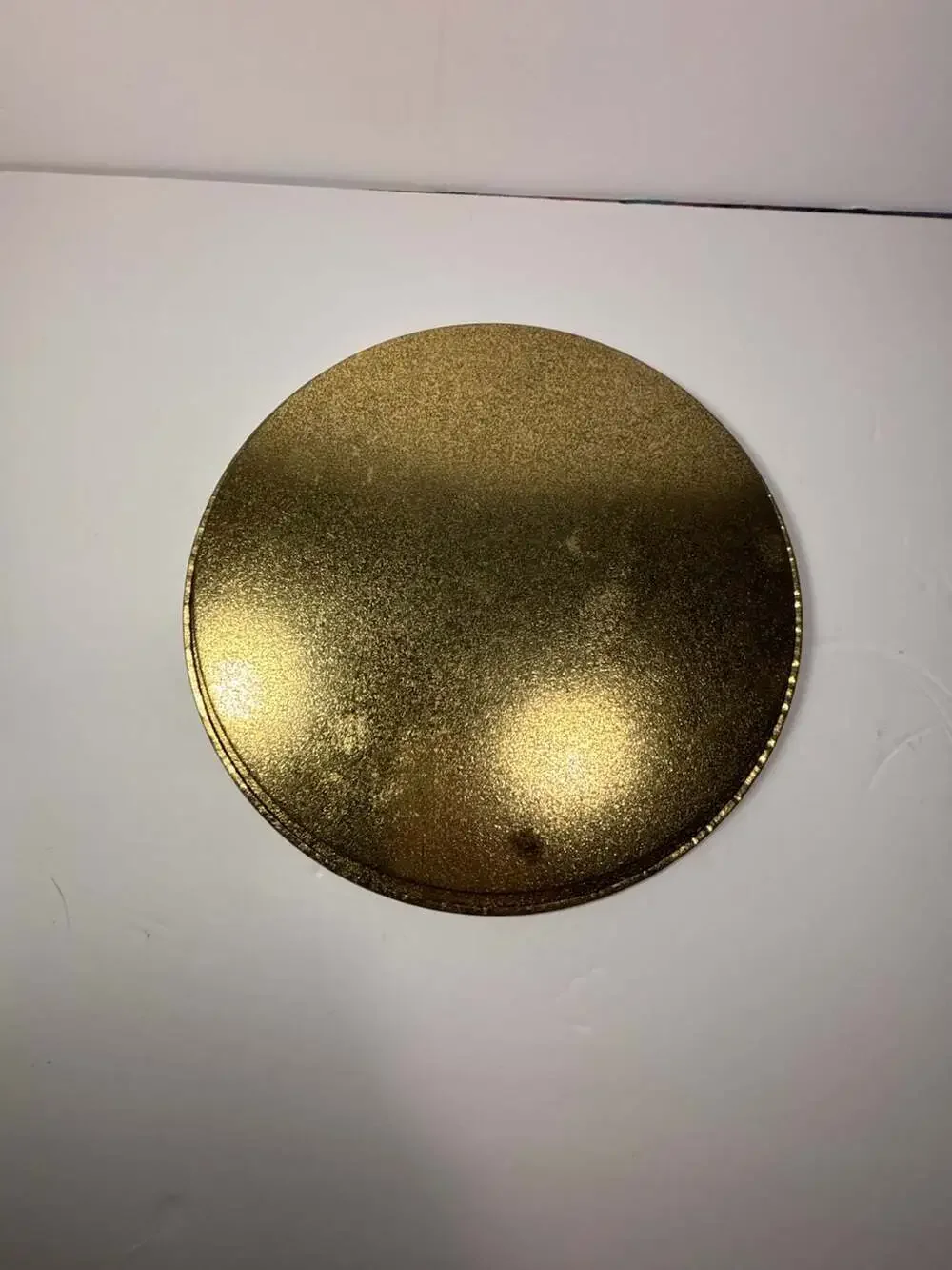 Vintage Mid Century Modern Metal Serving Tray and 6 Coasters Set